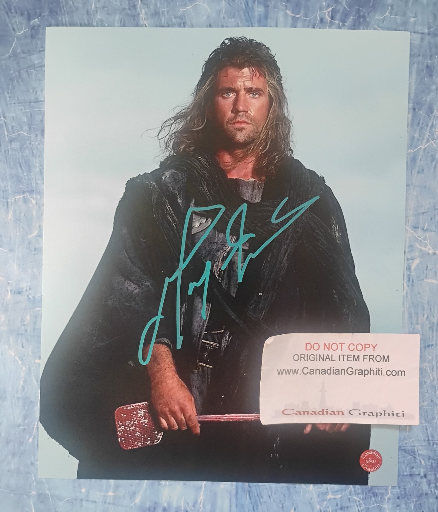 Mel Gibson Hand Signed Autograph 8x10 Photo COA Braveheart
