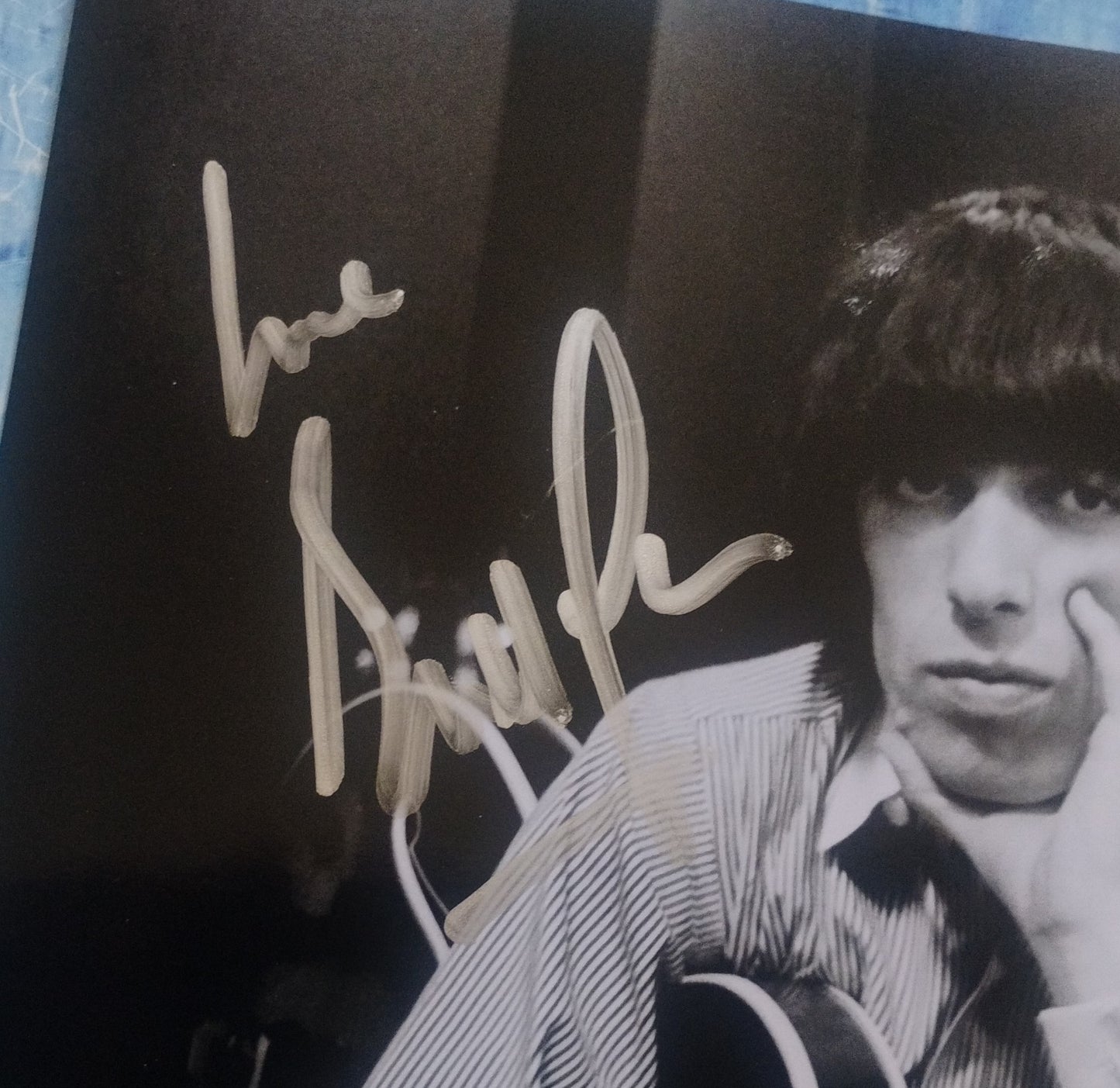 Bill Wyman Hand Signed Autograph 8x9 Photo COA Rolling Stones