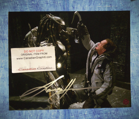 Lance Henriksen Hand Signed Autograph 8x10 Photo COA Alien vs Predator