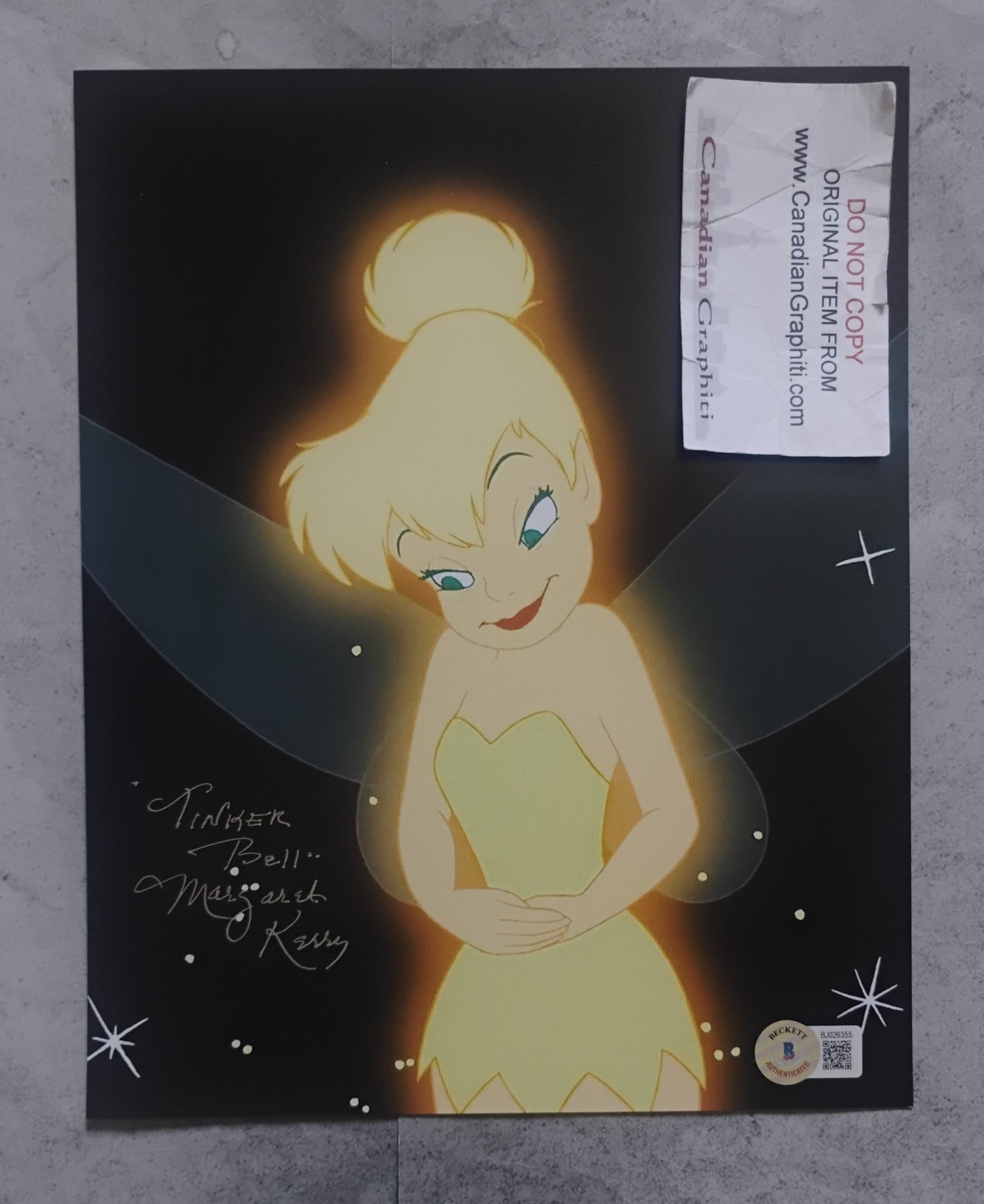 Margaret Kerry Hand Signed Autograph 8x10 Photo BAS COA Tinker Bell