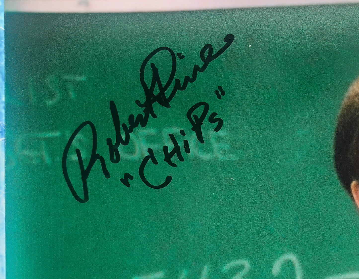 Robert Pine Hand Signed Autograph 8x10 Photo BAS COA Chips