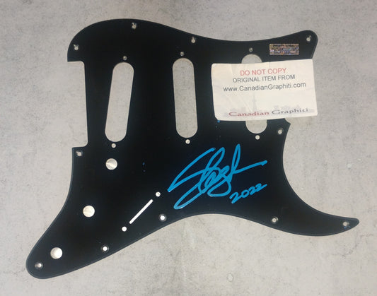 Slash Hand Signed Autograph Guitar Pick Guard COA Guns N Roses