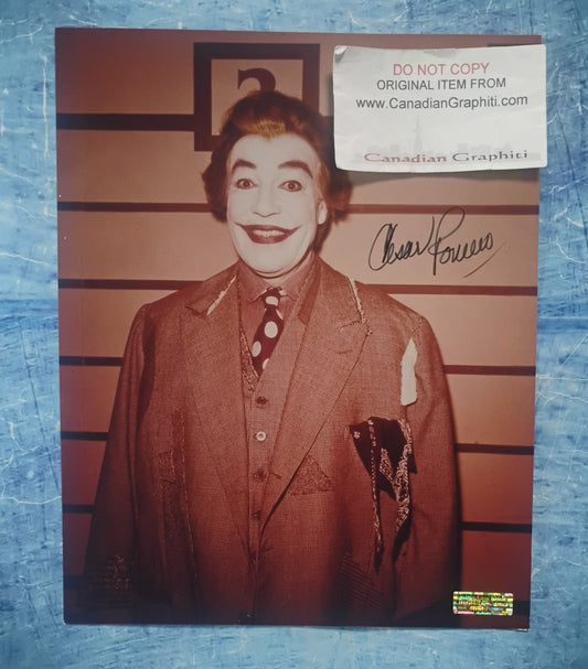 Cesar Romero Hand Signed Autograph 8x10 Photo JSA COA Batman