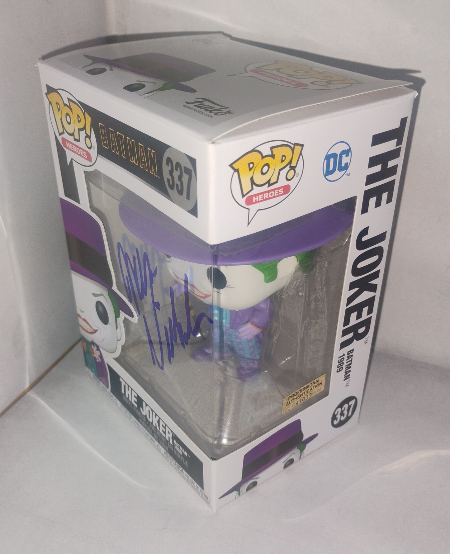 Jack Nicholson Hand Signed Autograph Joker Funko Pop COA Batman