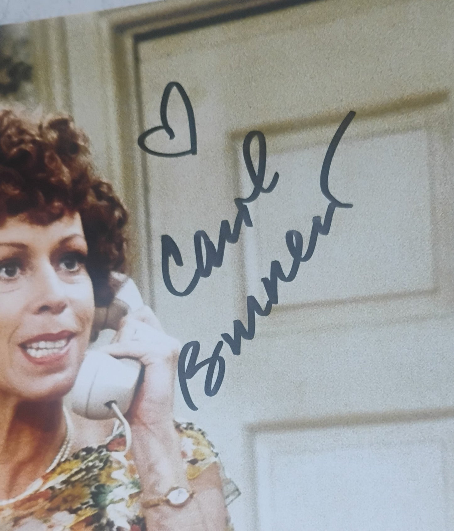 Carol Burnett Hand Signed Autograph 8x10 Photo BAS COA