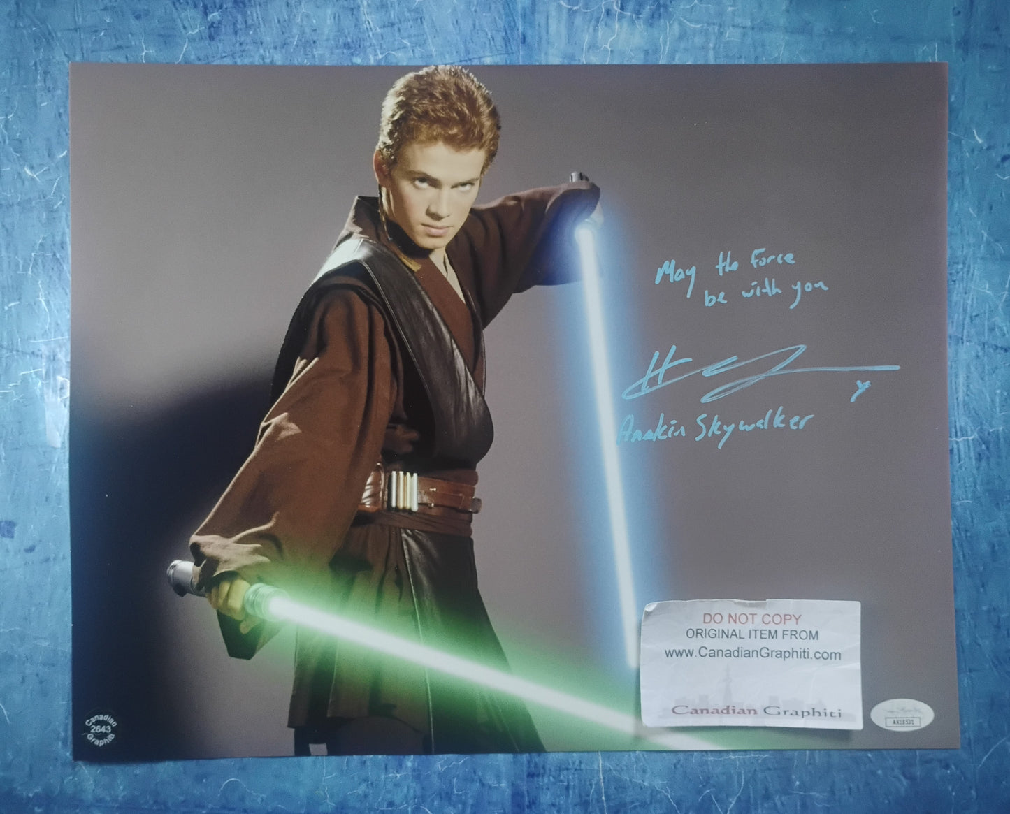 Hayden Christensen Hand Signed Autograph 11x14 Photo JSA COA Star Wars