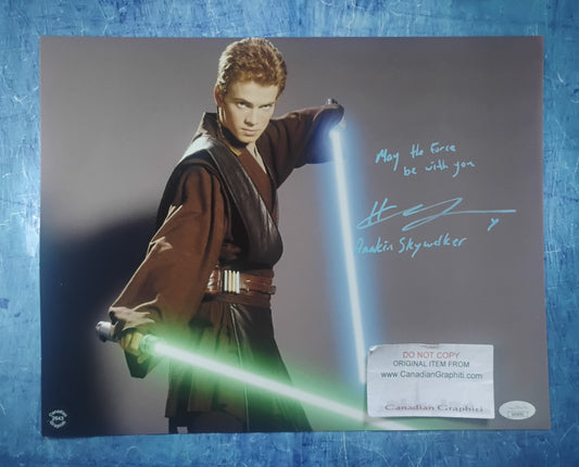 Hayden Christensen Hand Signed Autograph 11x14 Photo JSA COA Star Wars