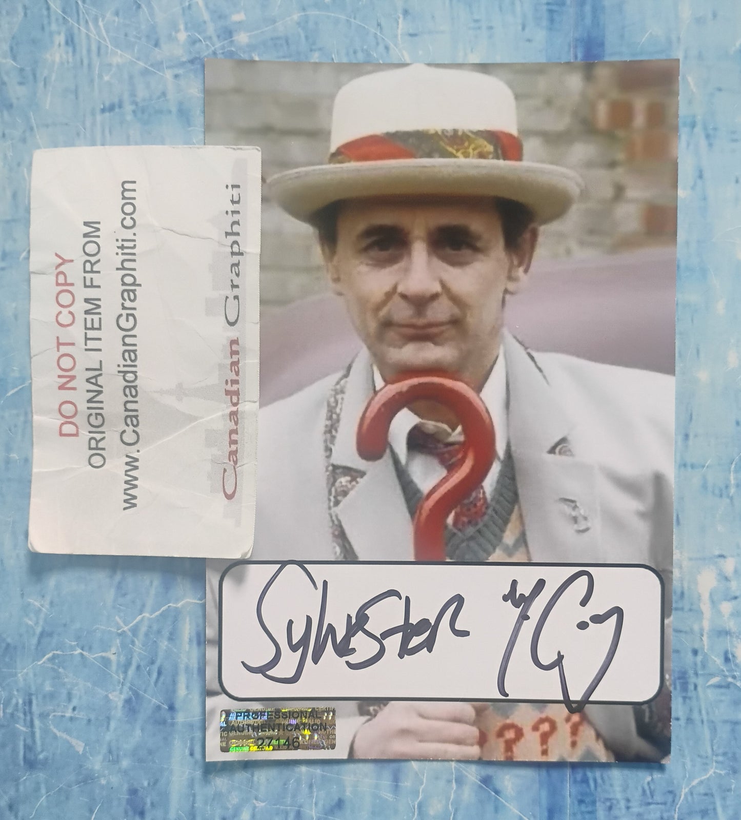 Sylvester McCoy Hand Signed Autograph Photo COA Doctor Who