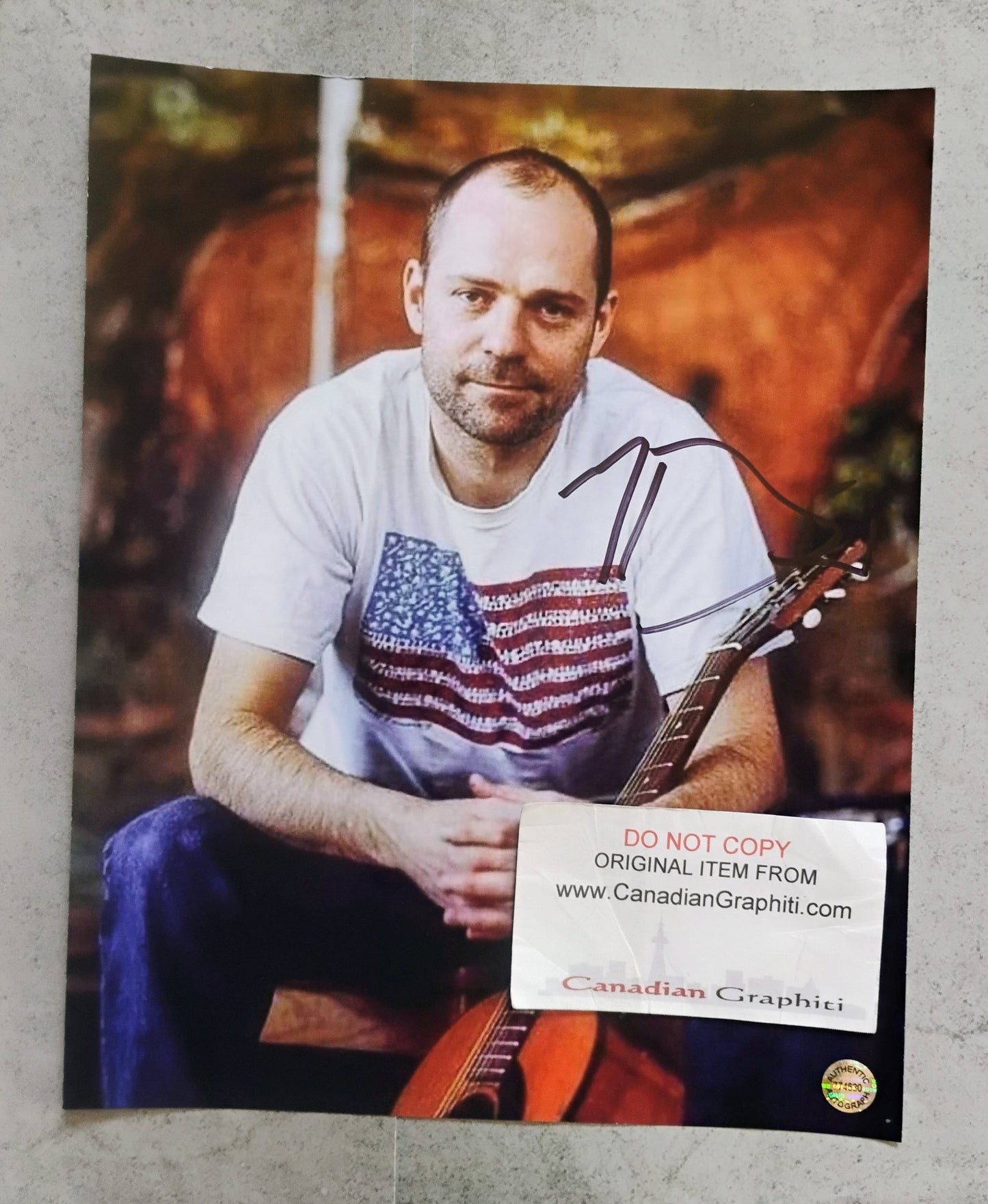 Gord Downie Hand Signed Autograph 8x10 Photo COA Tragically Hip