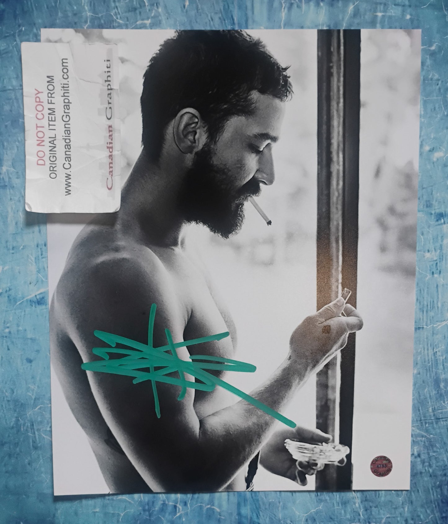 Shia LaBeouf Hand Signed Autograph 8x10 Photo COA