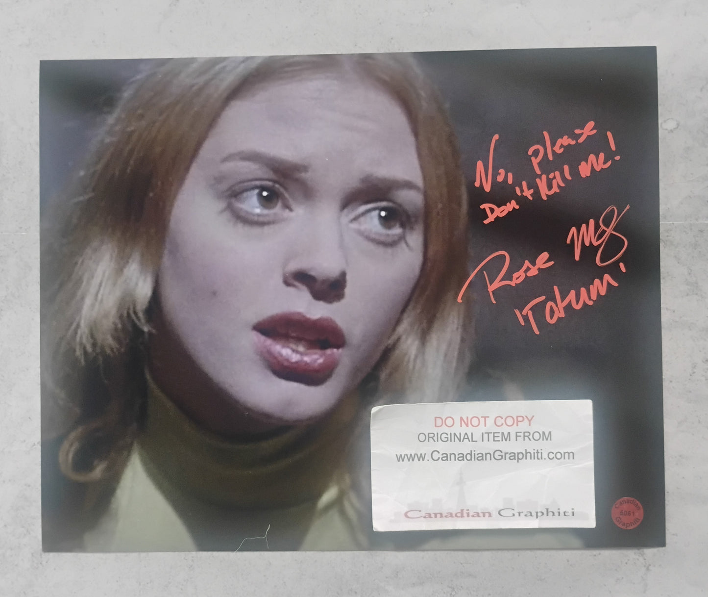Rose McGowan Hand Signed Autograph 8x10 Photo COA Scream