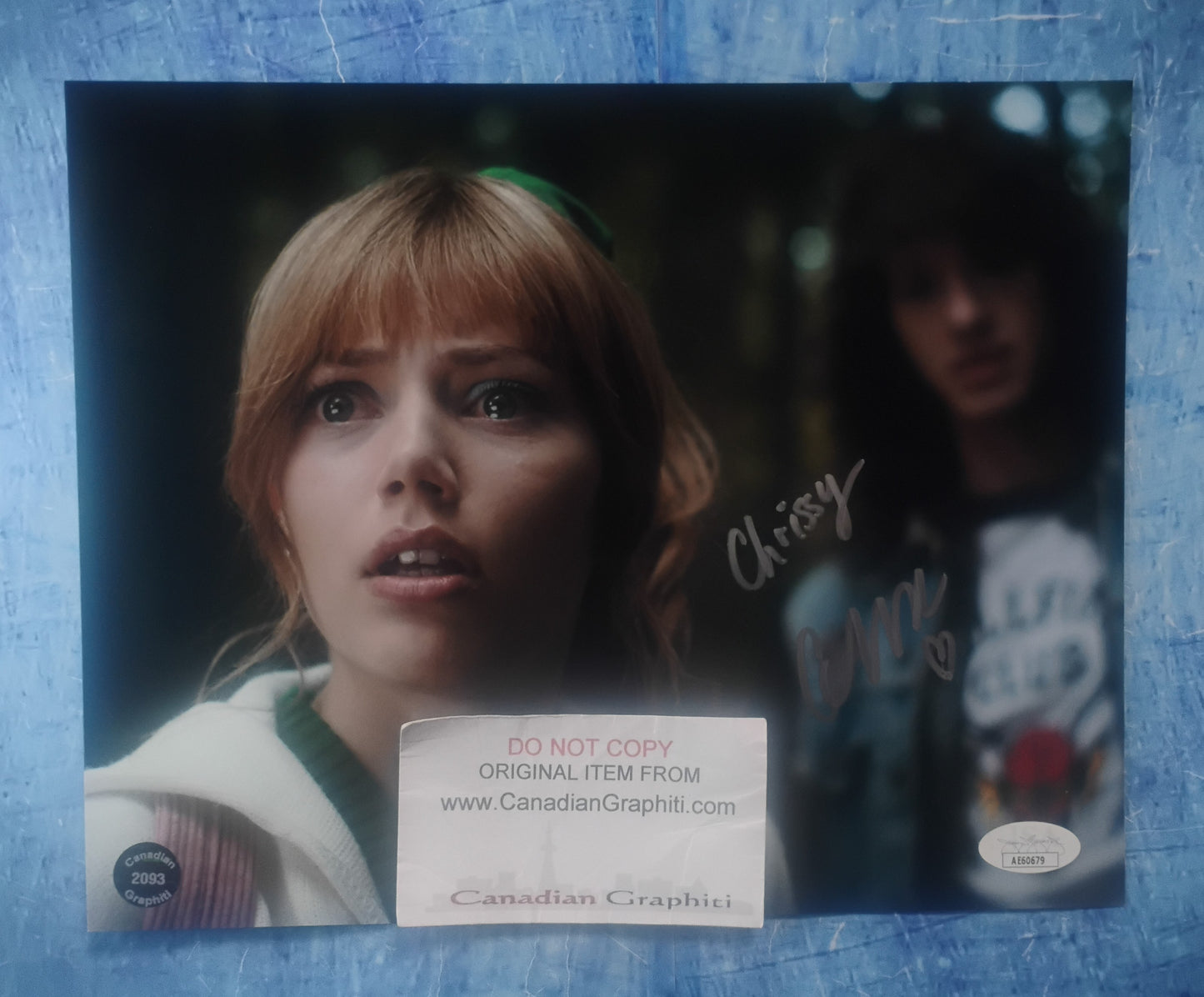 Grace Van Dien Hand Signed Autograph 8x10 Photo JSA COA Stranger Things