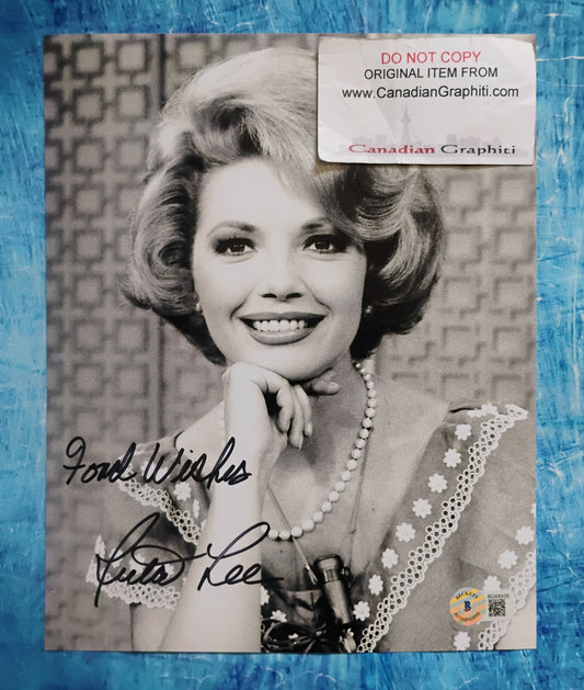 Ruta Lee Hand Signed Autograph 8x10 Photo BAS COA
