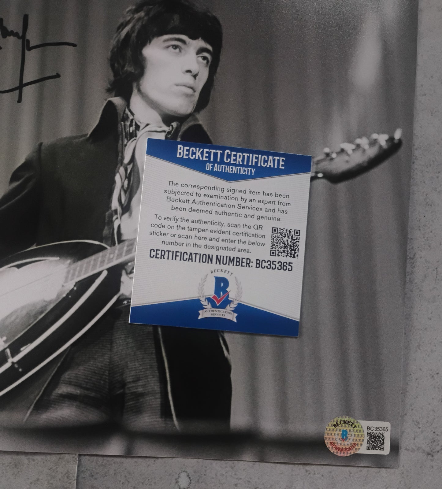Bill Wyman Hand Signed Autograph 8x10 Photo BAS COA Rolling Stones