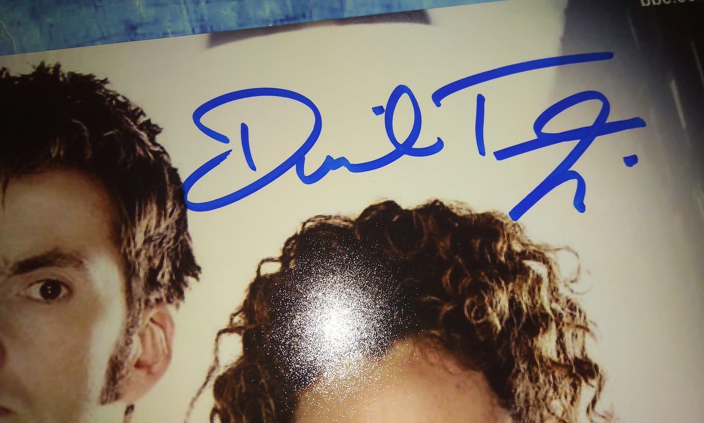 David Tennant & Alex Kingston Hand Signed Autograph 8x10 Photo COA Doctor Who