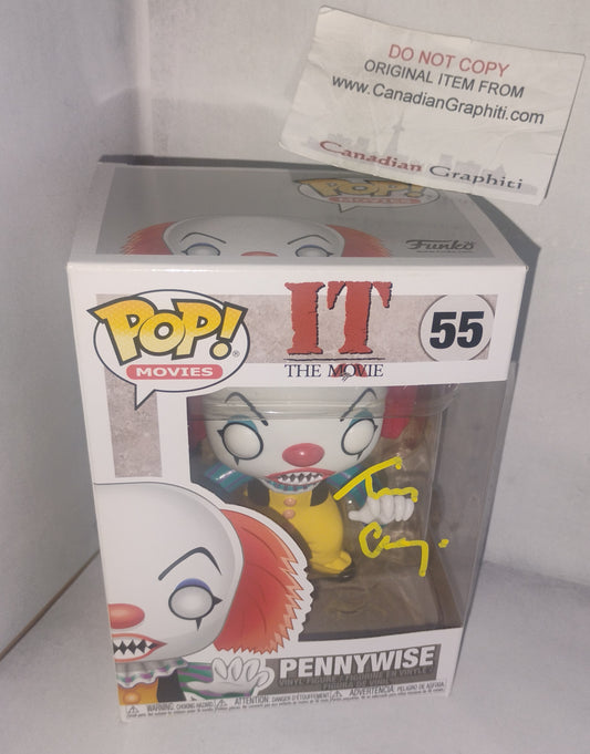 Tim Curry Hand Signed Autograph It Pennywise Funko Pop COA