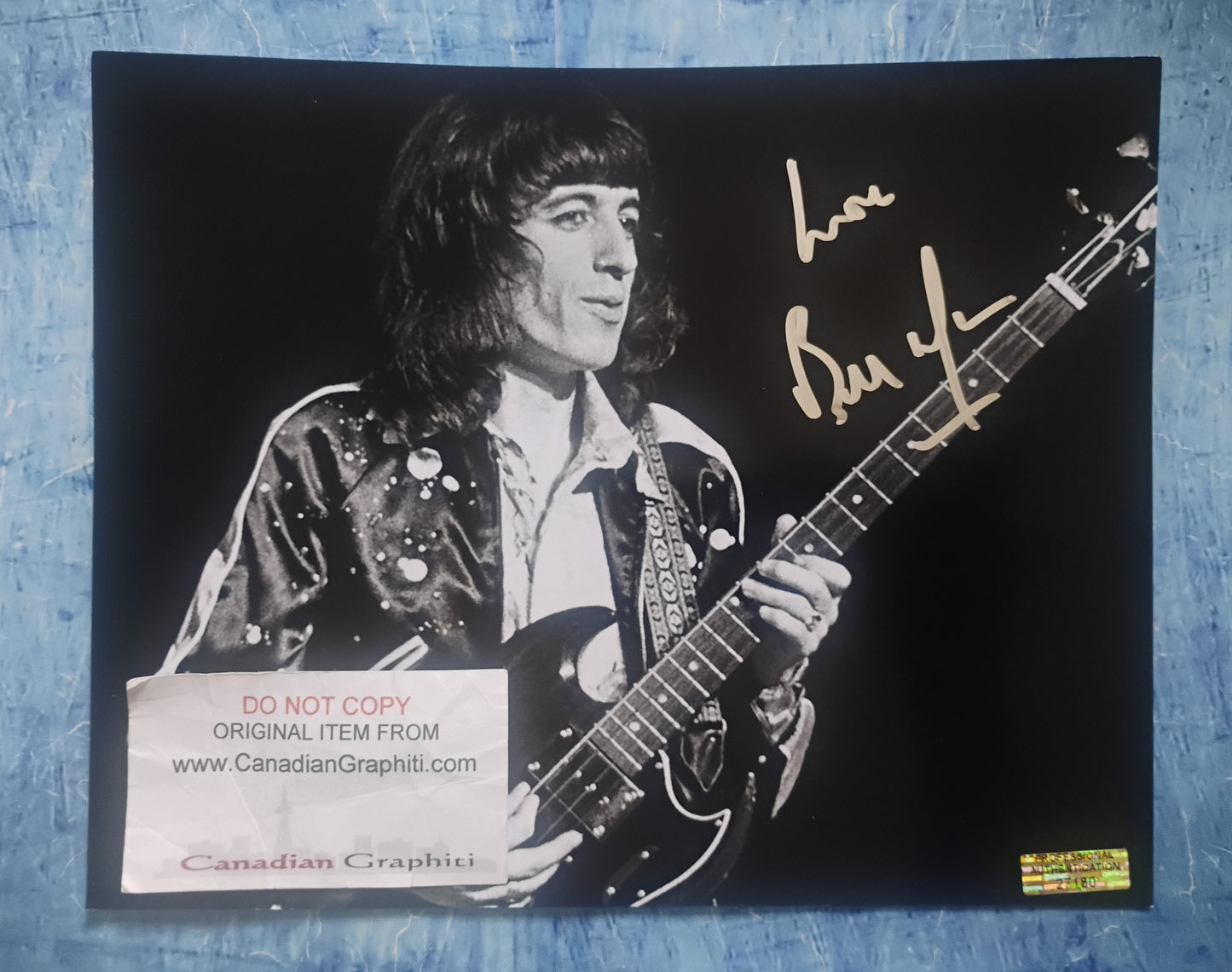Bill Wyman Hand Signed Autograph 8x10 Photo COA Rolling Stones
