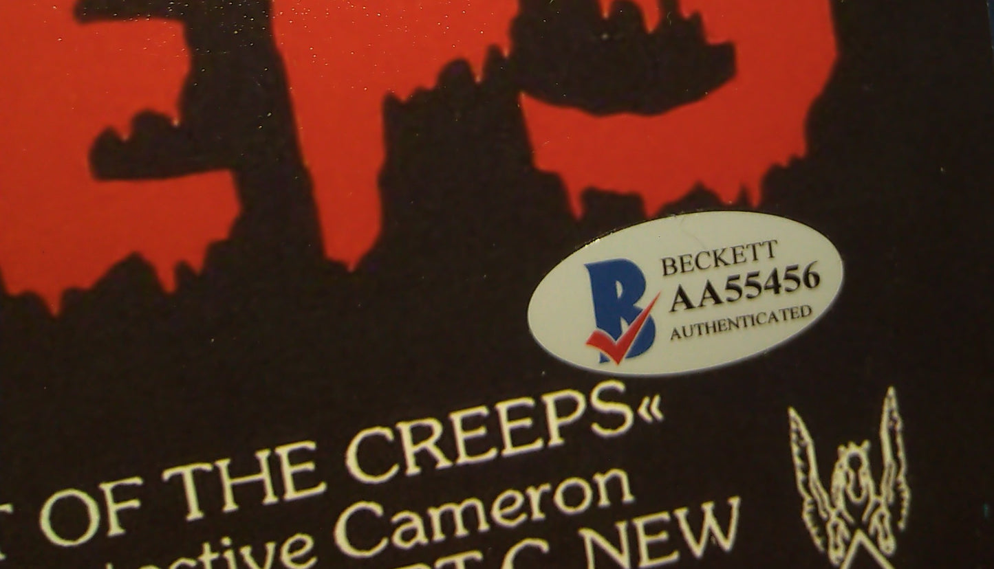 Tom Atkins & Fred Dekker Hand Signed Autograph 12x18 Photo BAS COA Night Of The Creeps