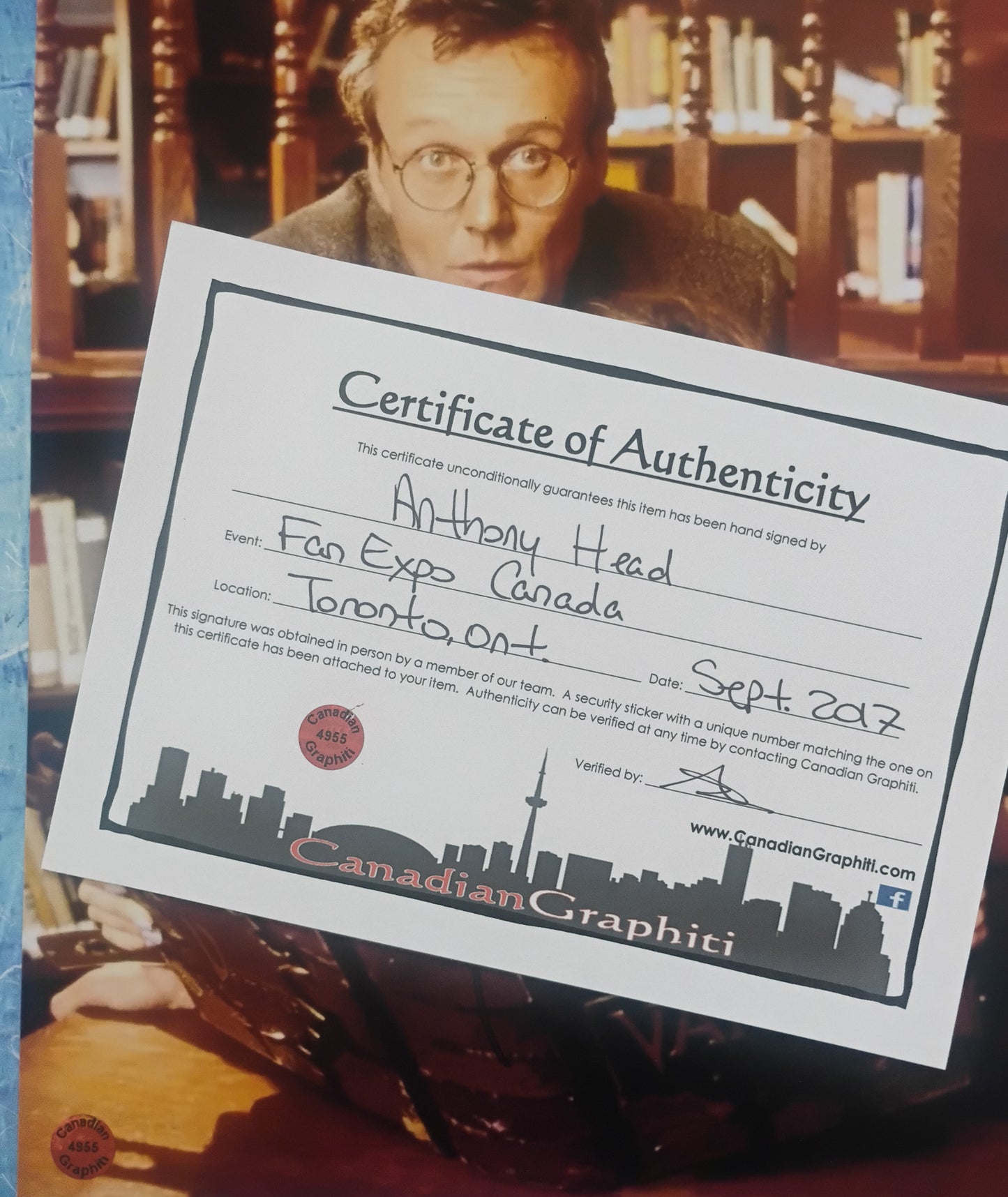 Anthony Head Hand Signed Autograph 8x10 Photo COA Buffy The Vampire Slayer