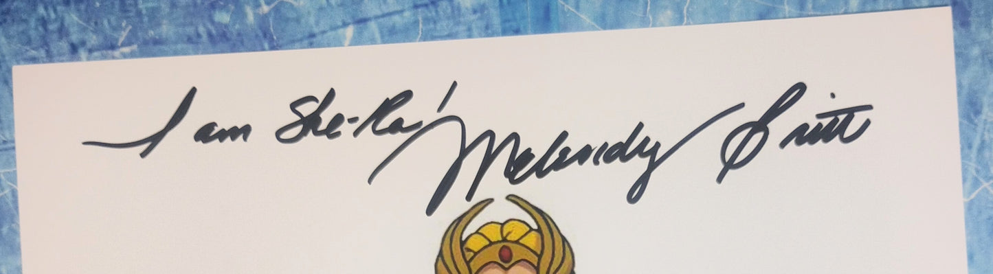 Melendy Britt Hand Signed Autograph 8x10 Photo COA She-ra