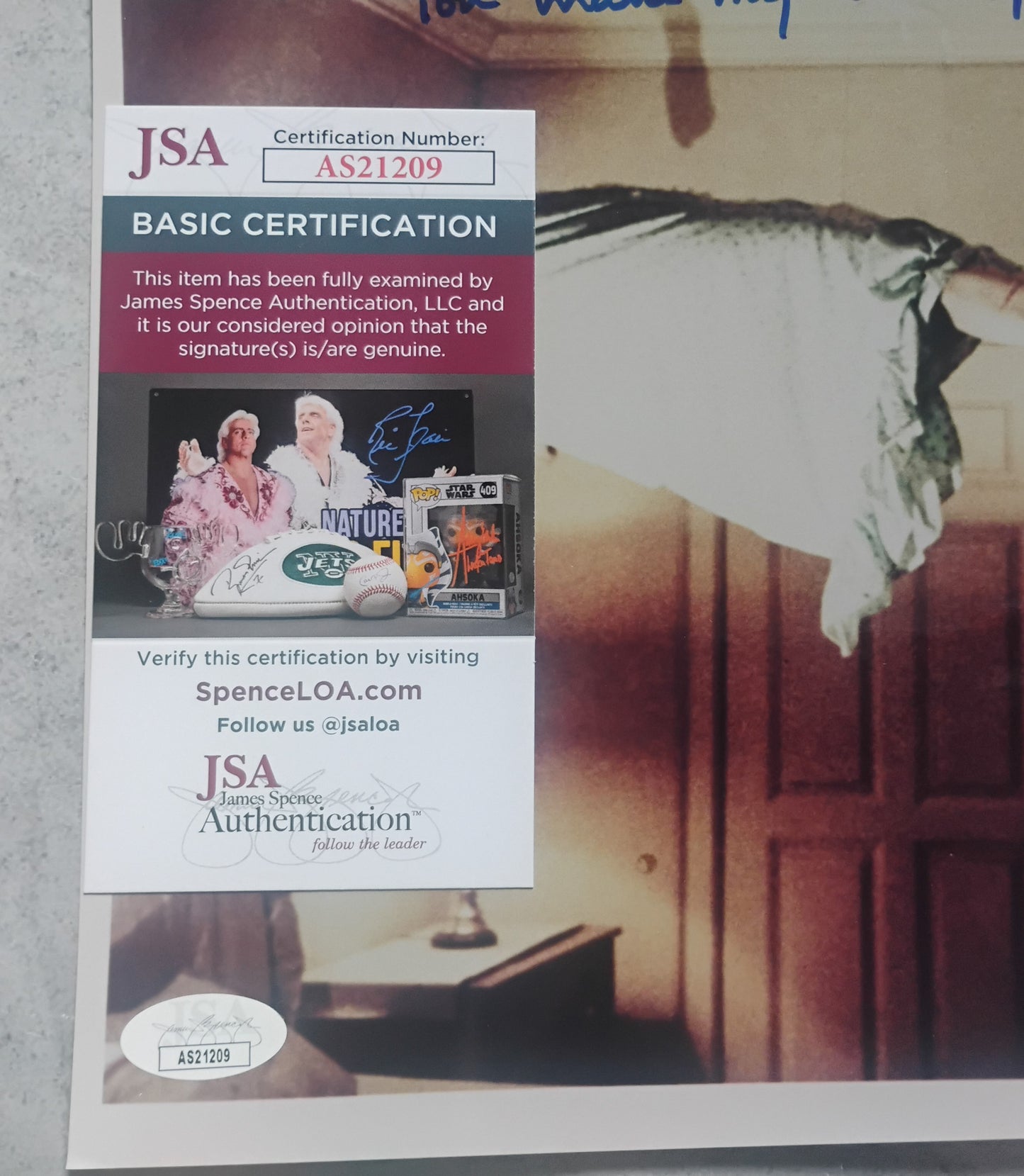 Linda Blair Hand Signed Autograph 8x10 Photo JSA COA Exorcist