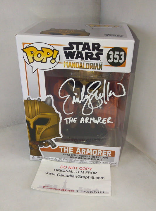Emily Swallow Hand Signed Autograph Star Wars Funko Pop COA + JSA