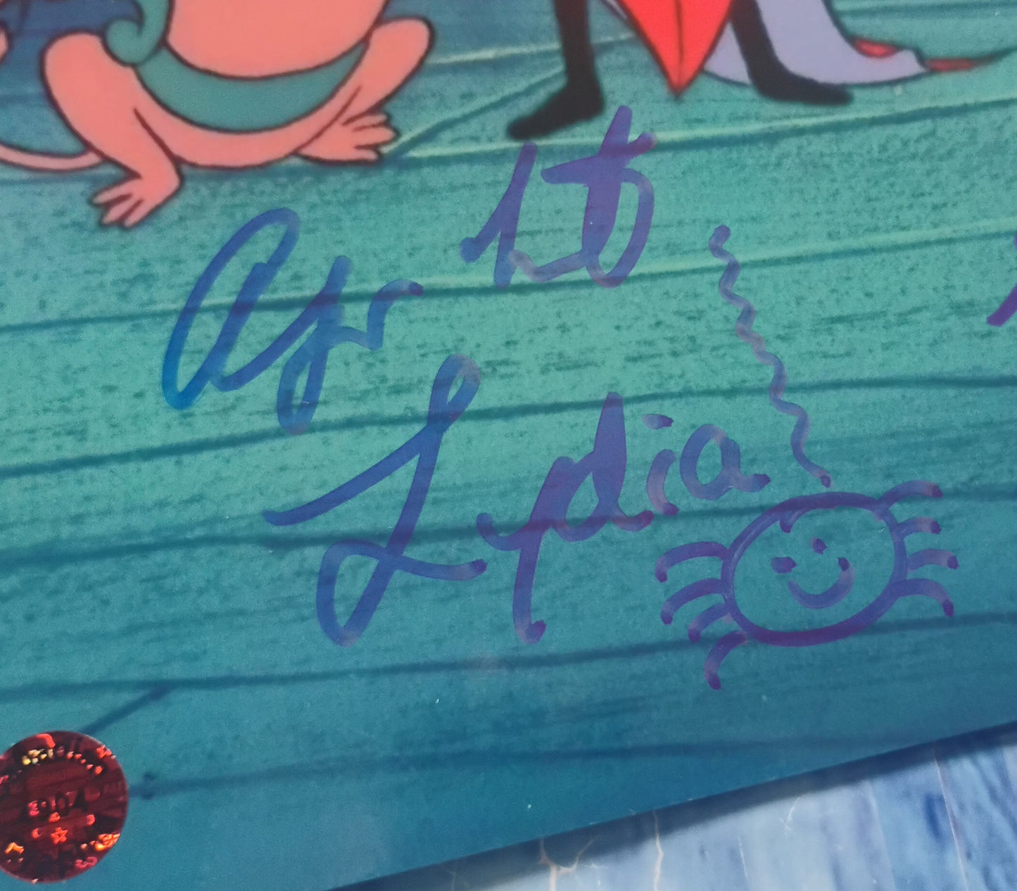 Alyson Court & Stephen Ouimette Hand Signed Autograph 8x10 Photo COA Beetlejuice