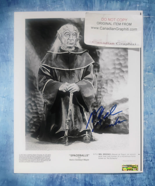 Mel Brooks Hand Signed Autograph 8x10 Photo COA Spaceballs
