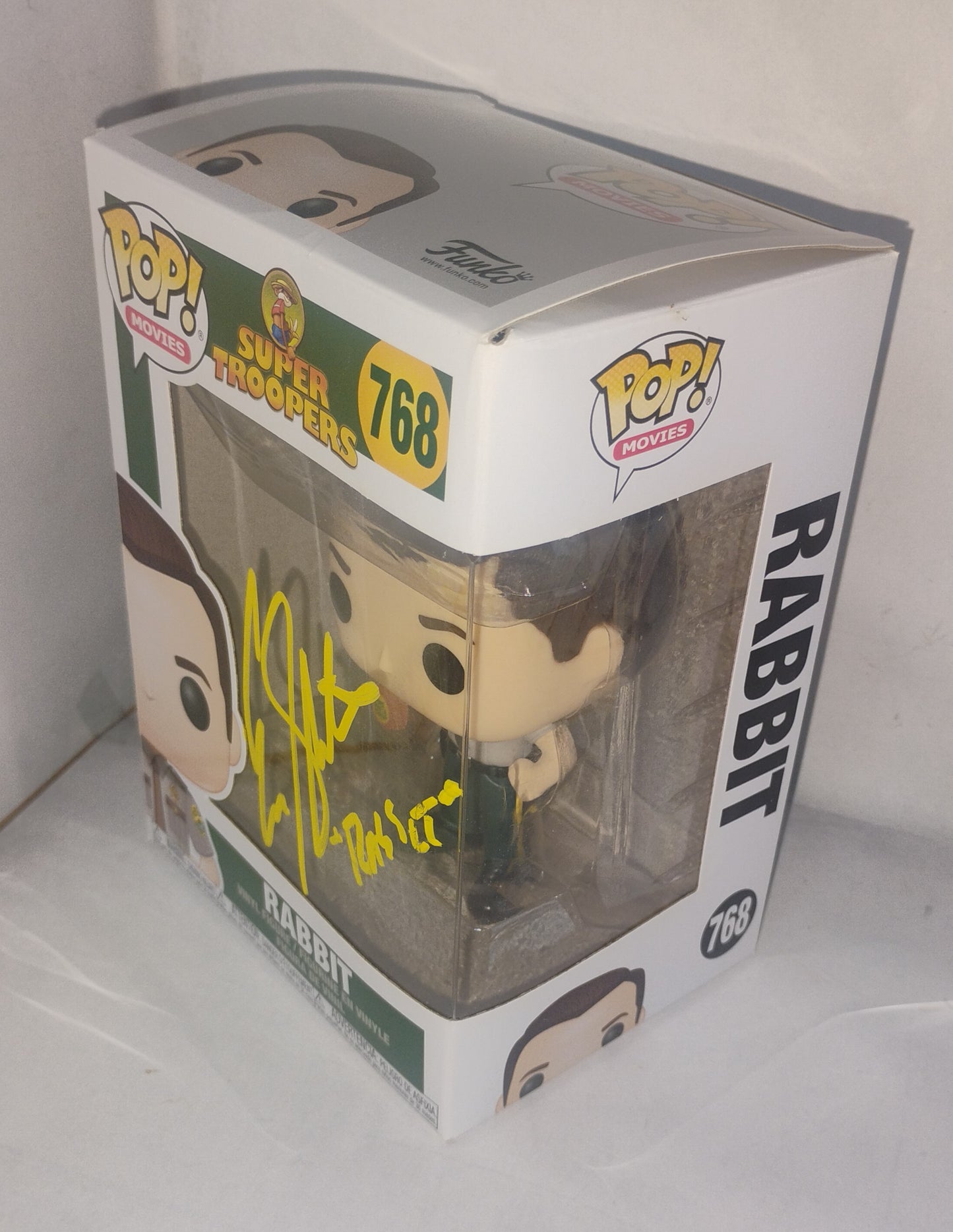 Erik Stolhanske Hand Signed Autograph Super Troopers Funko Pop COA