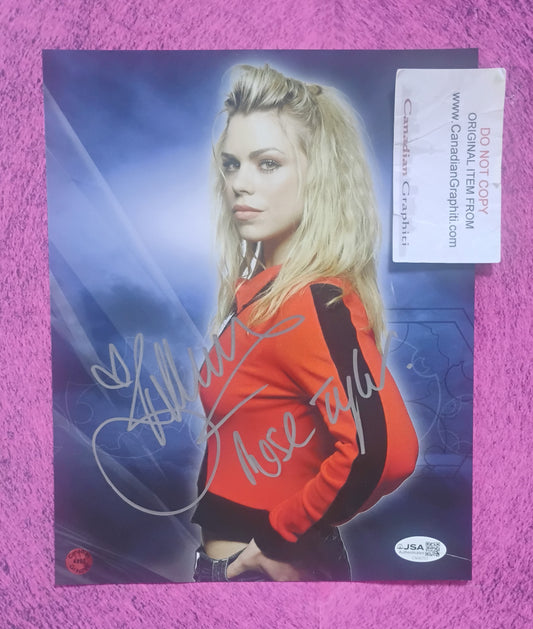 Billie Piper Hand Signed Autograph 8x10 Photo JSA COA Doctor Who