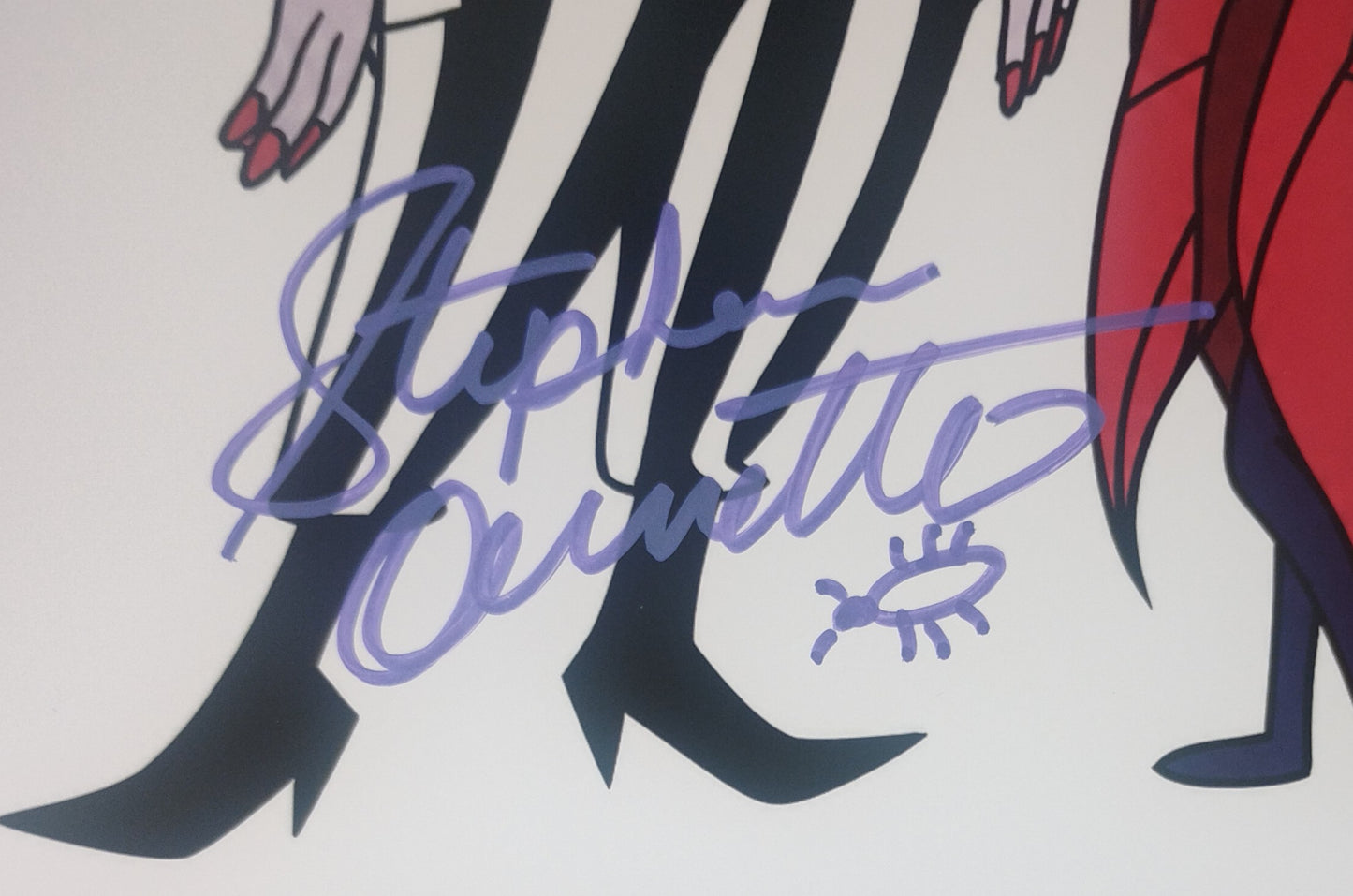 Alyson Court & Stephen Ouimette Hand Signed Autograph 8x10 Photo COA Beetlejuice