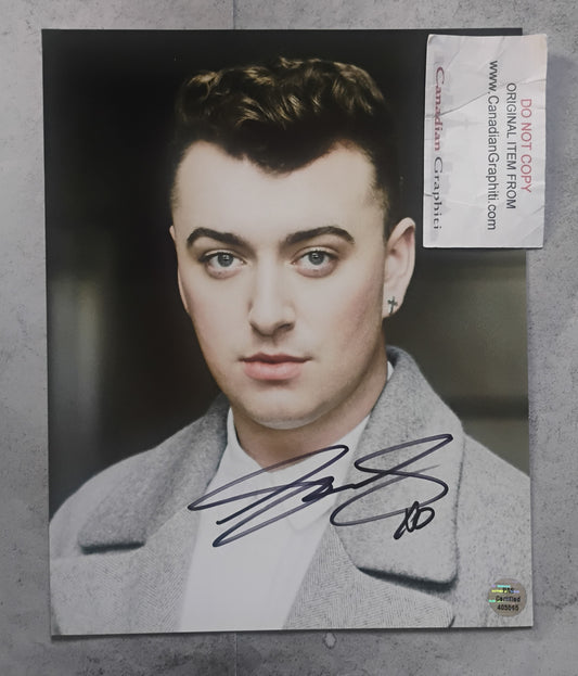 Sam Smith Hand Signed Autograph 8x10 Photo COA