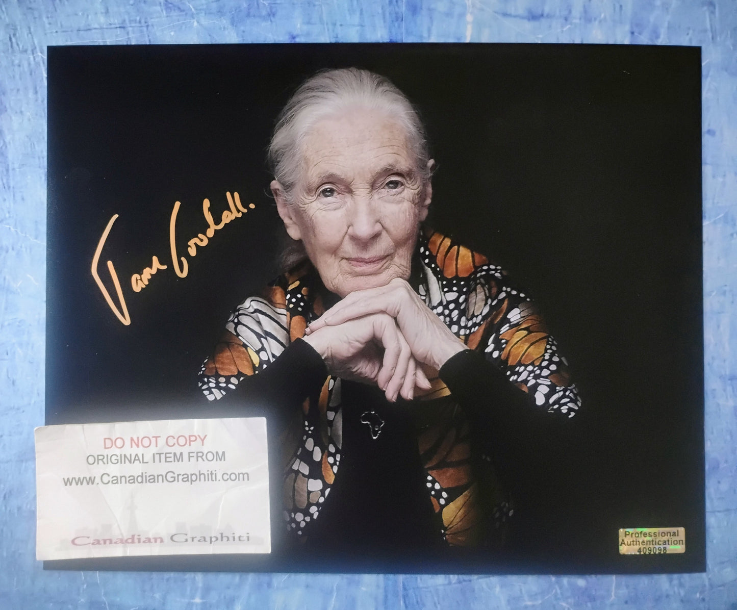 Jane Goodall Hand Signed Autograph 8x10 Photo COA