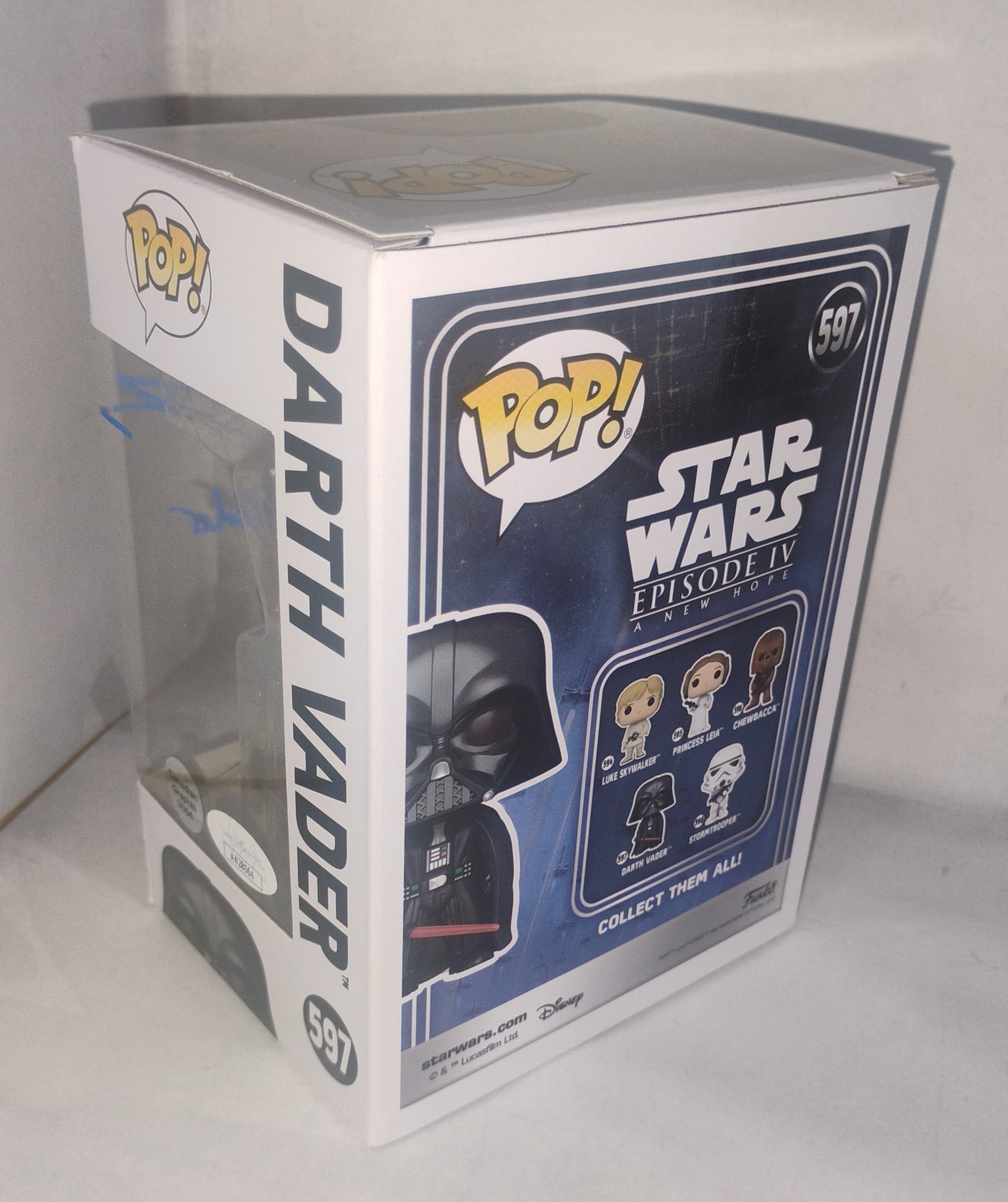 Hayden Christensen Hand Signed Autograph Funko Pop JSA COA Star Wars Darth Vader