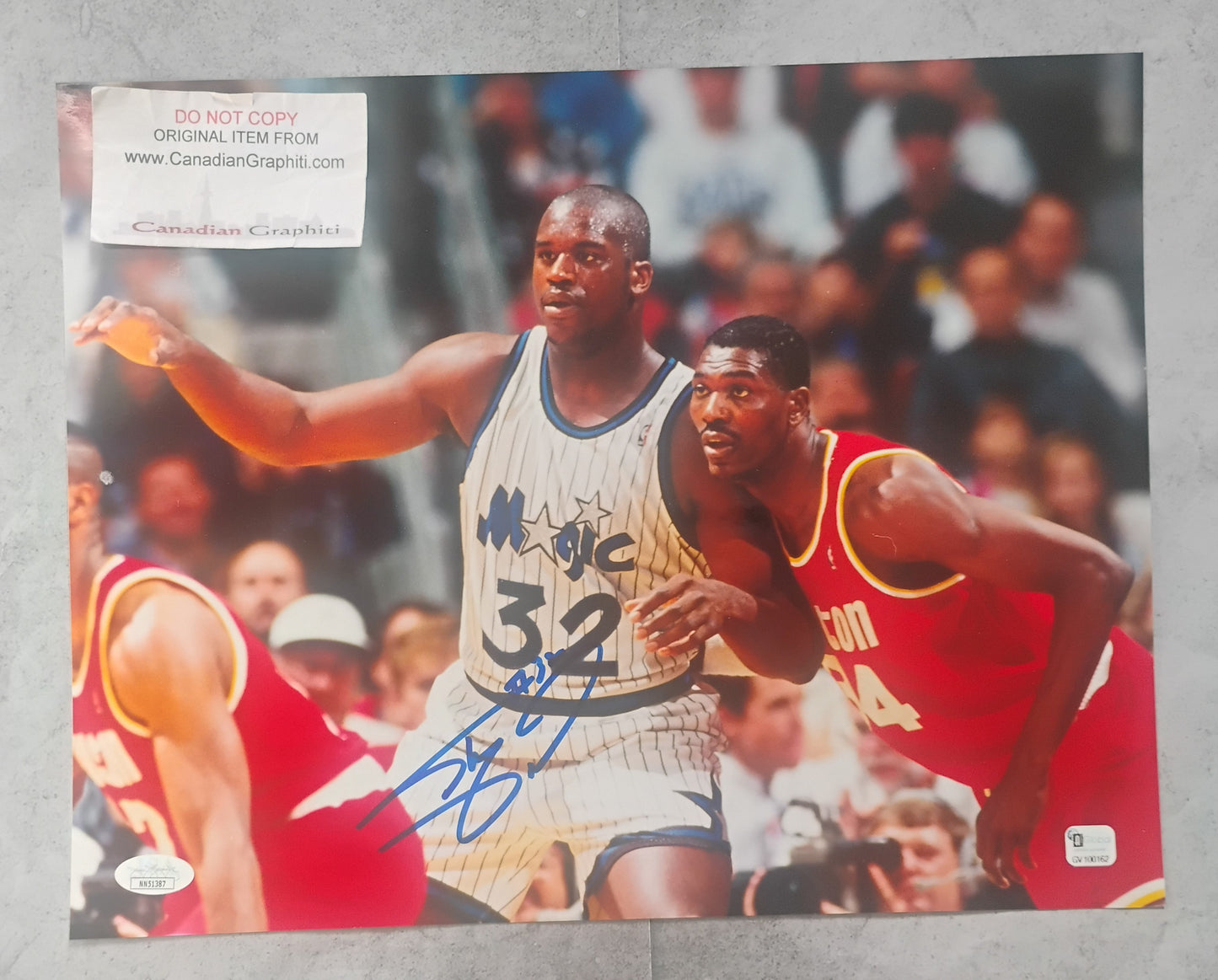 Shaquille O'Neal Shaq Hand Signed Autograph 11x14 Photo JSA COA Orlando Magic