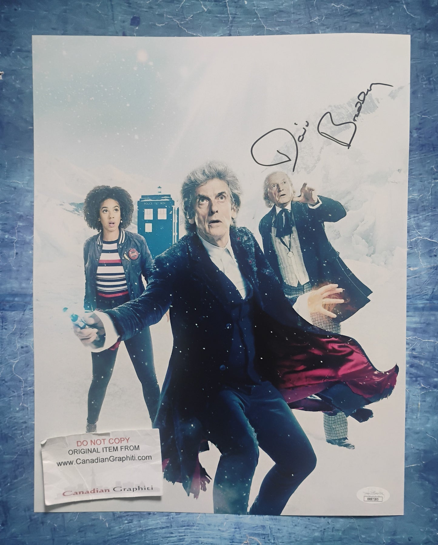 David Bradley Hand Signed Autograph 11x14 Photo JSA COA Doctor Who
