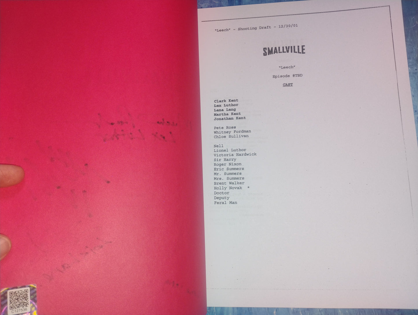 Smallville 4x Cast Hand Signed Autograph OPix COA