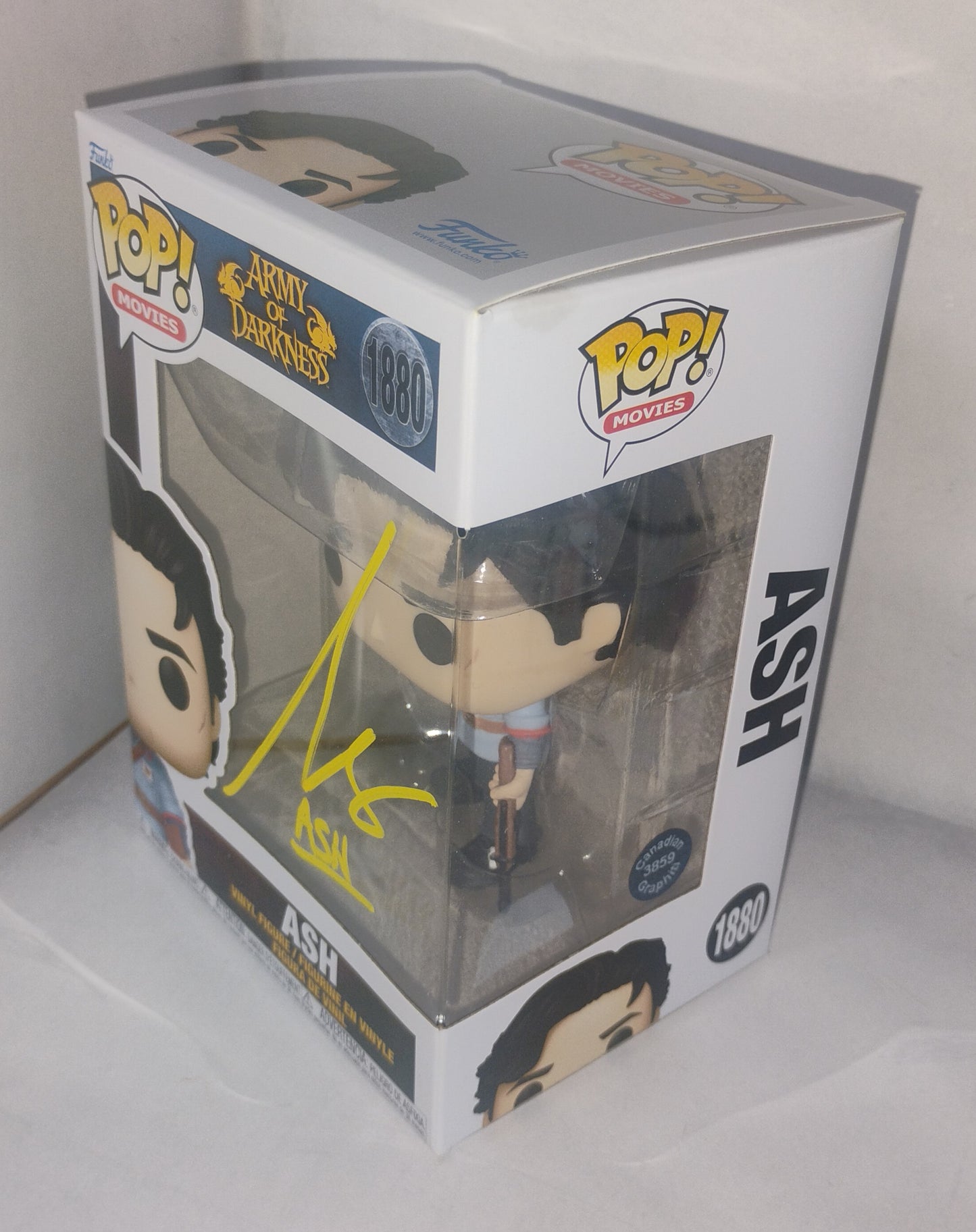 Bruce Campbell Hand Signed Autograph Ash Funko Pop COA Army Of Darkness