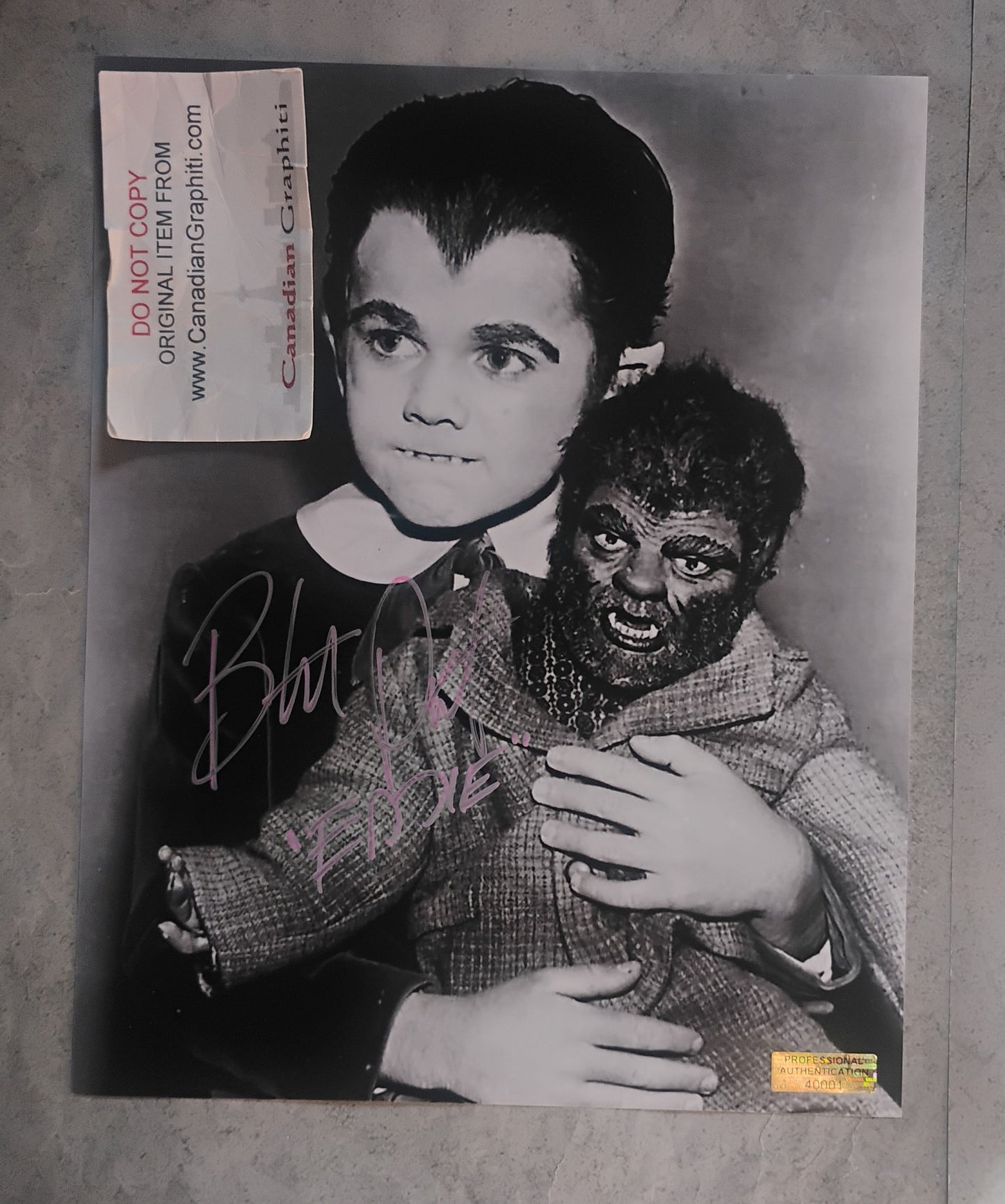 Butch Patrick Hand Signed Autograph 8x10 Photo COA The Munsters