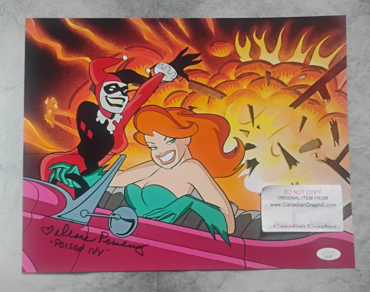 Diane Pershing Hand Signed Autograph 11x14 Photo JSA COA Poison Ivy