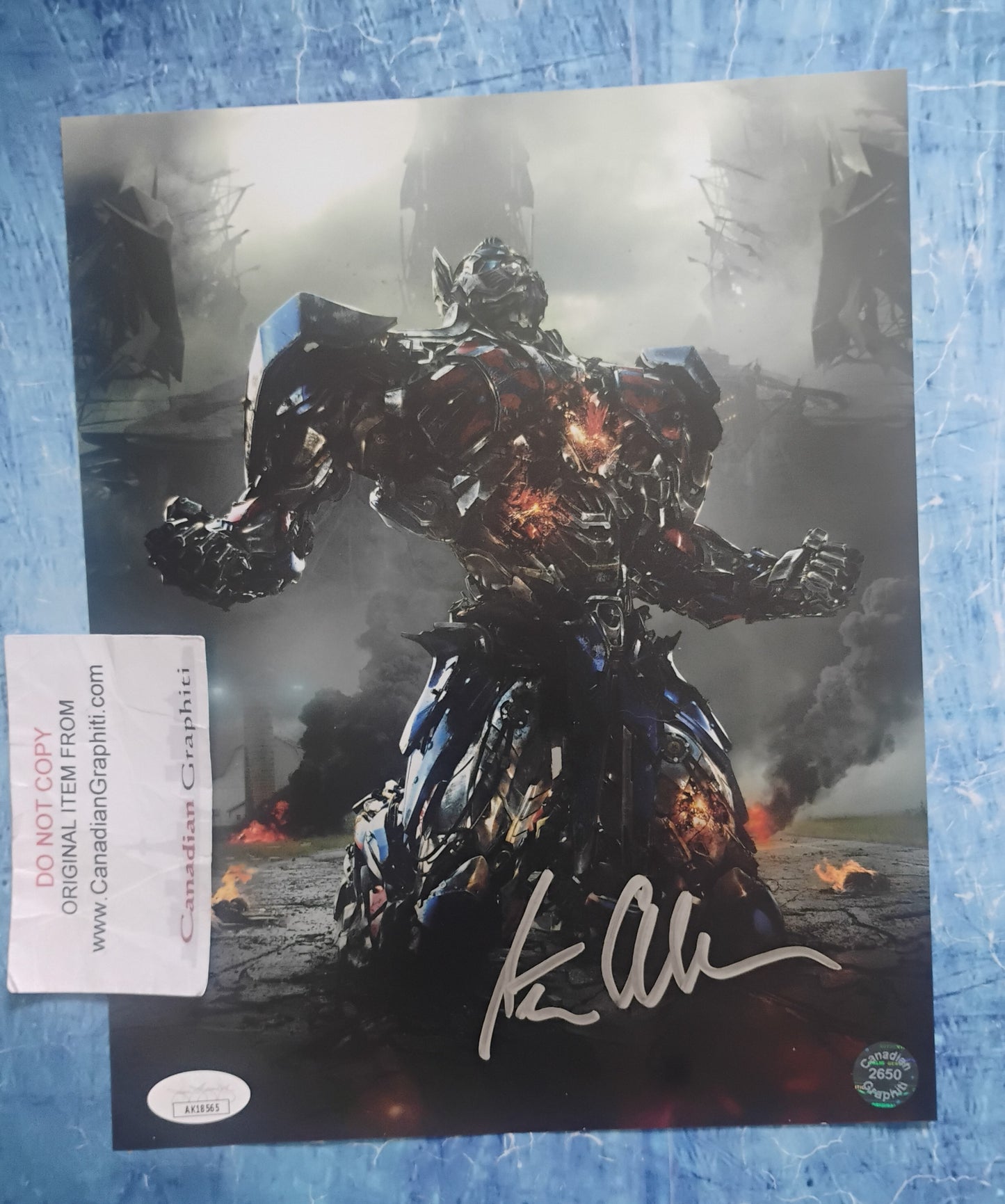 Peter Cullen Hand Signed Autograph 8x10 Photo JSA COA Transformers