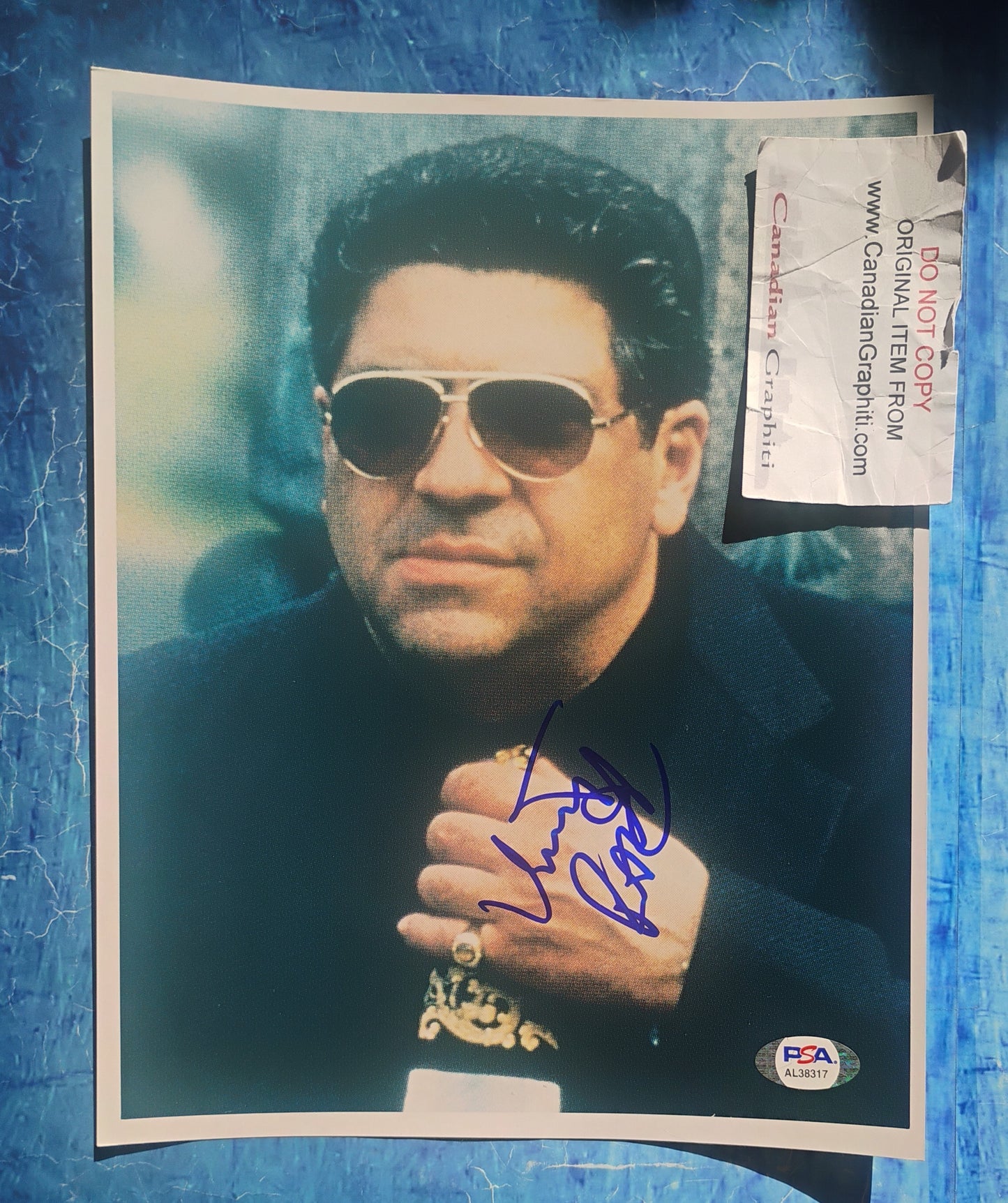 Vincent Pastore Hand Signed Autograph 8x10 Photo PSA COA The Sopranos