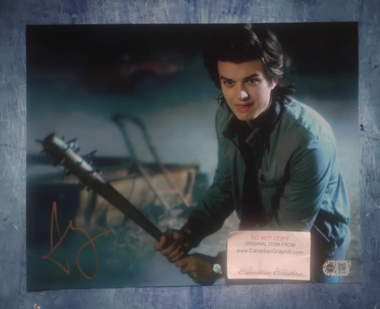 Joe Keery Hand Signed Autograph 11x14 Photo SWAU COA Stranger Things