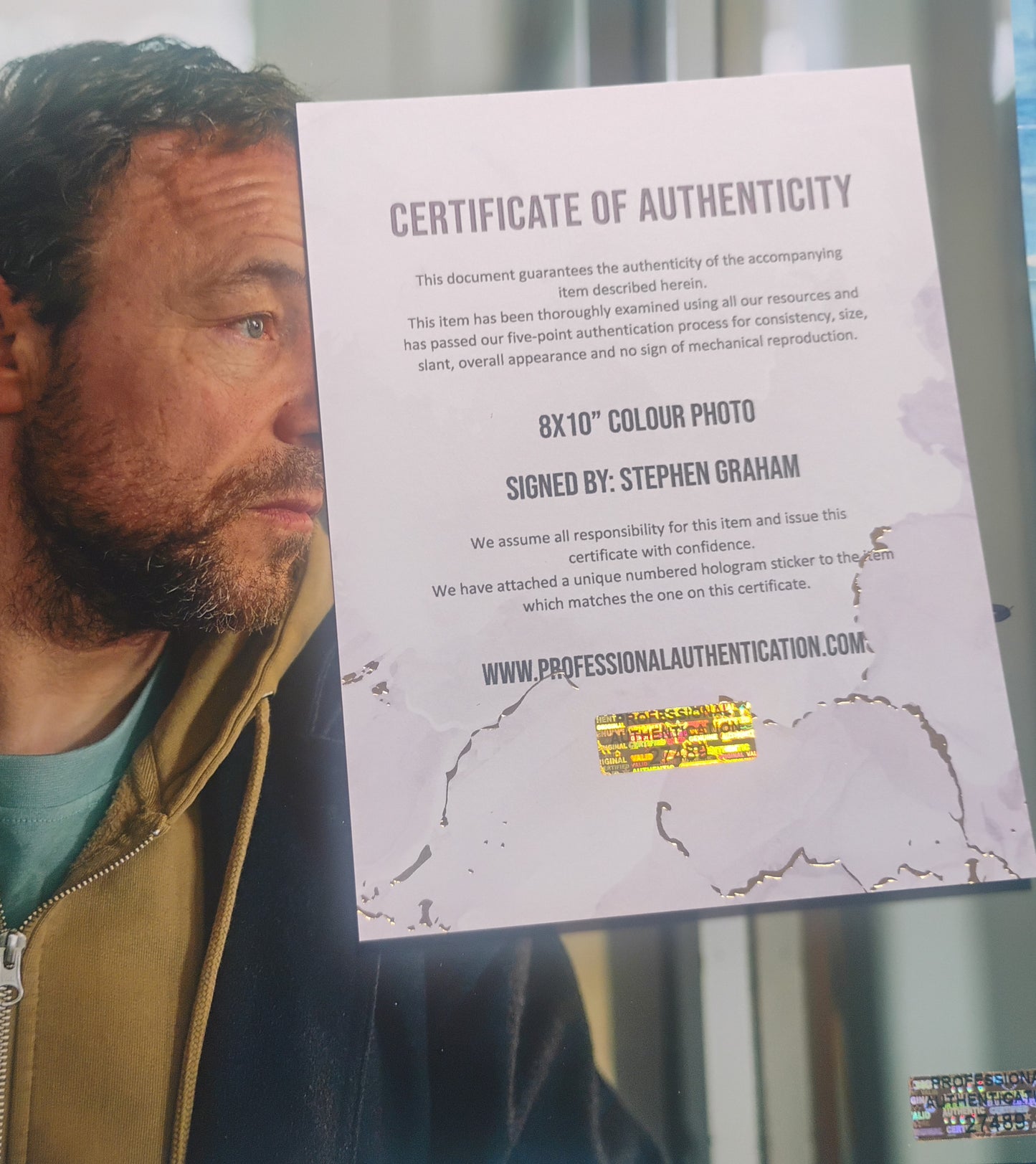 Stephen Graham Hand Signed Autograph 8x10 Photo COA
