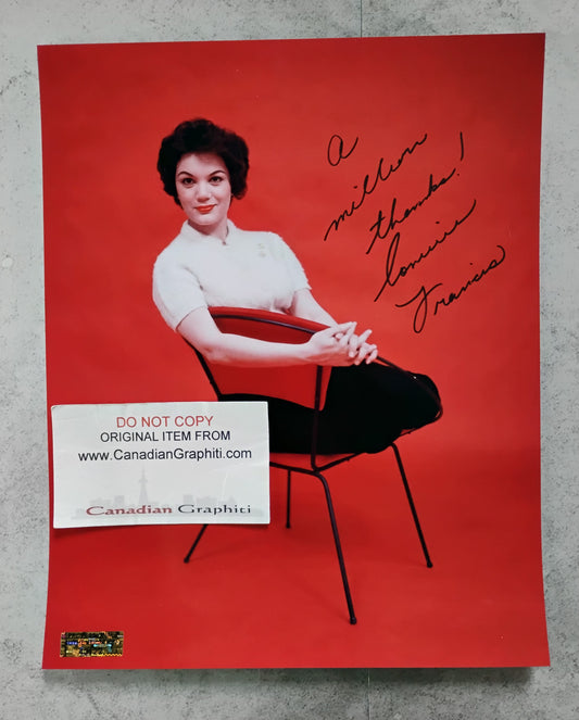 Connie Francis Hand Signed Autograph 8x10 Photo COA