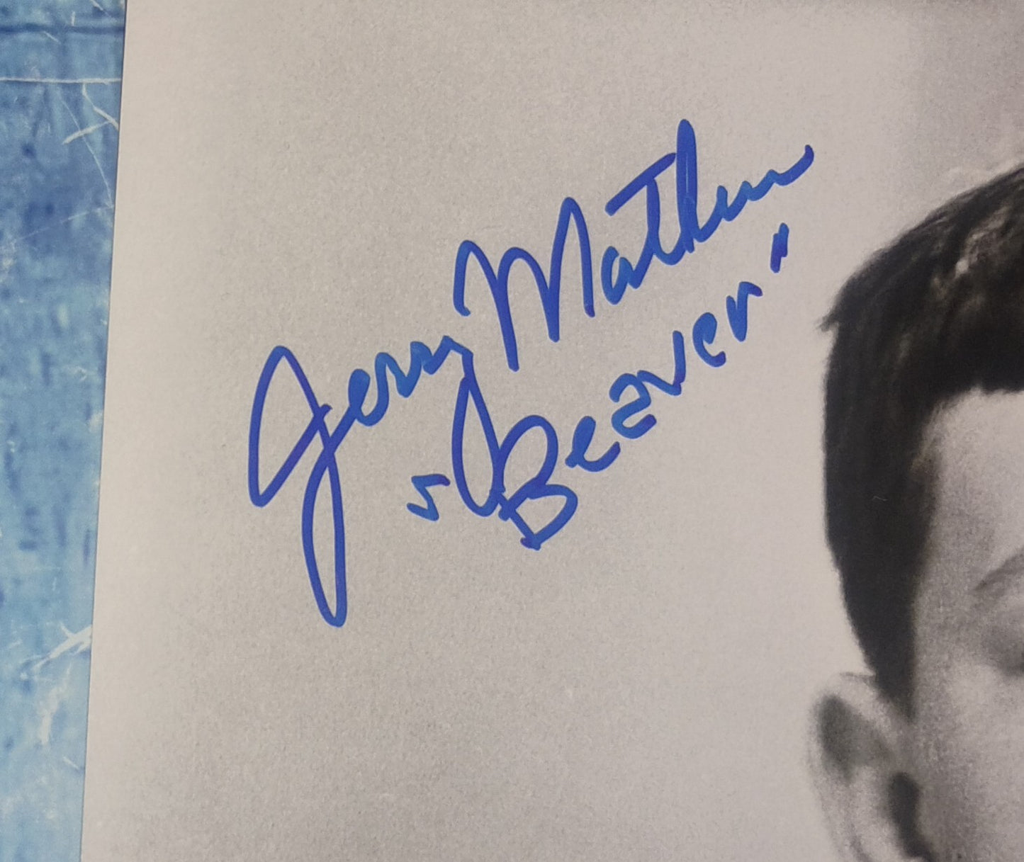 Jerry Mathers Hand Signed Autograph 8x10 Photo JSA COA Leave It To Beaver