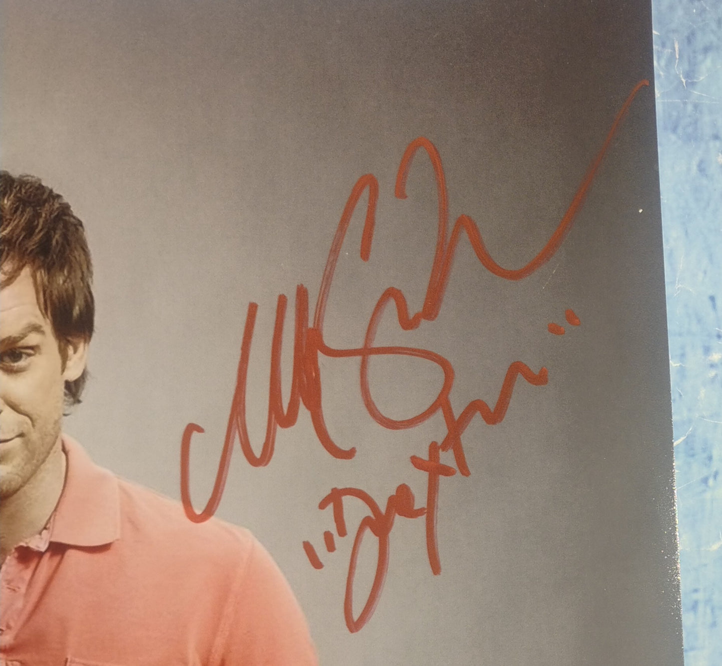 John Lithgow & Michael C Hall Hand Signed Autograph 11x14 Photo COA Dexter