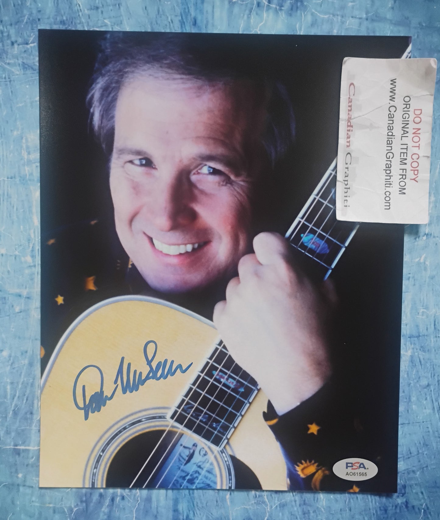 Don McLean Hand Signed Autograph 8x10 Photo PSA COA
