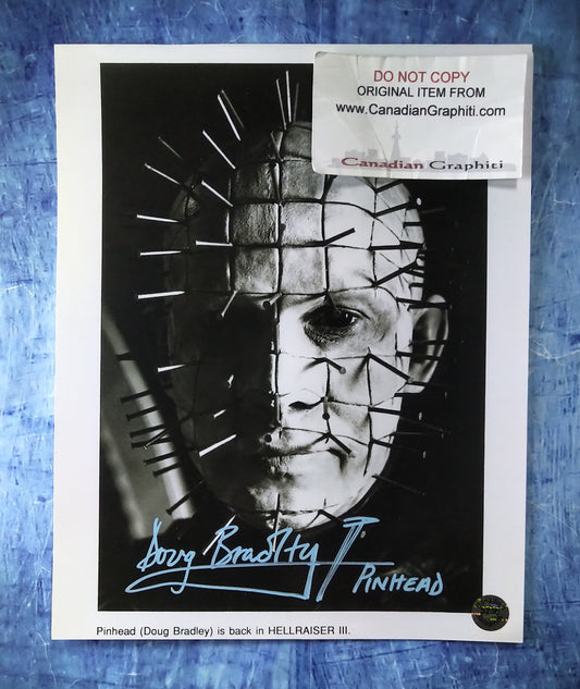 Doug Bradley Hand Signed Autograph 8x10 Photo COA Hellraiser