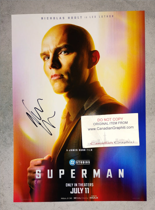 Nicholas Hoult Hand Signed Autograph Photo COA Superman